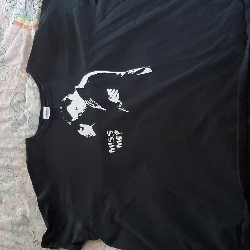 3xl black Moriarty graphic tee sherlock